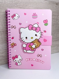 Cuaderno con iman sanrio