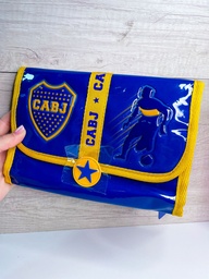 Cartuchera desplegable boca juniors