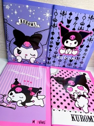 Cuaderno kuromi x48 hojas rayadas t/f 16x21