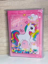 Cuaderno confeti unicornio