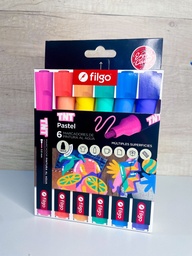 Marcador filgo tnt pastel
