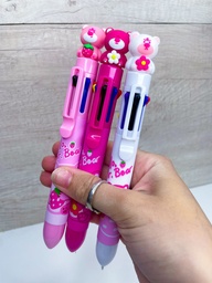 Lapicera de colores oso lotso