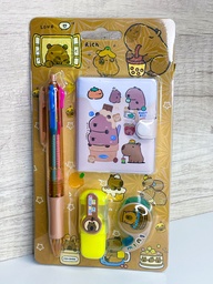 Set escolar capybara