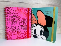 Cuaderno minnie con espiral x96 hojas