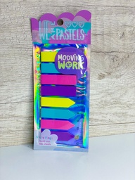 Post it señalador x8 pastel mooving
