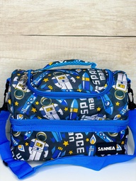 Lunchera astronauta dos niveles