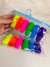Resaltador fluor x6