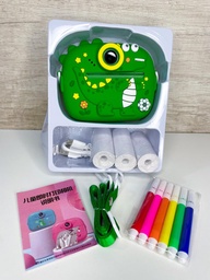 Camara de fotos infantil dinosaurio
