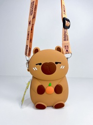 Cartera pop it silicona capybara