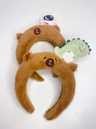 Vincha peluche capybara