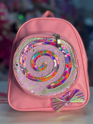 Mochila lentejuelas espiral